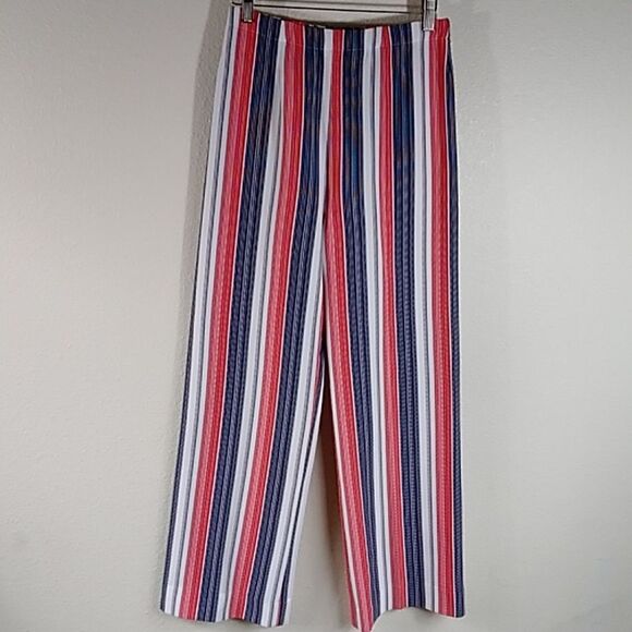 Vintage Haymater Made In USA Striped Women's Pants Dress Size 12 - Picture 5 of 16